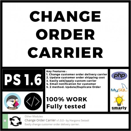 Change Order Carrier